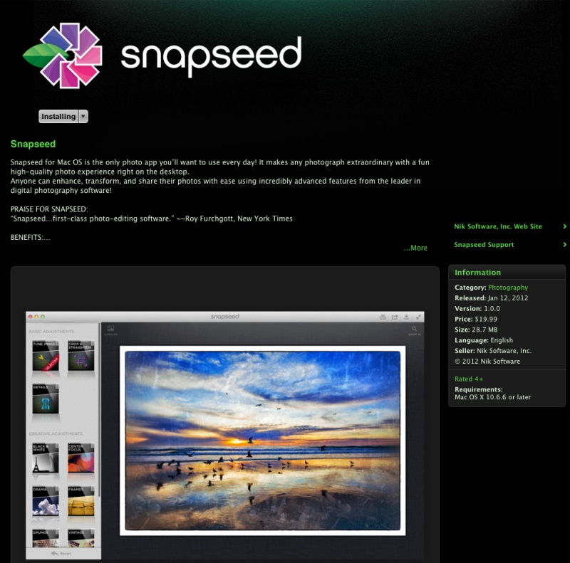 snapseed for mac free